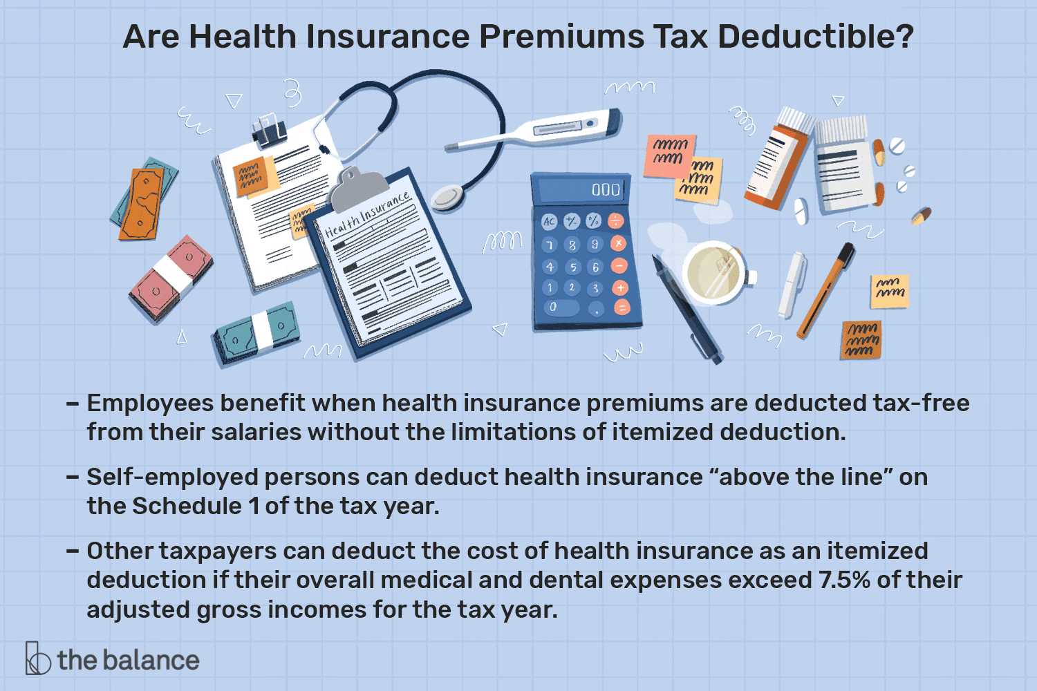 are health insurance premiums tax deductible for retirees?
