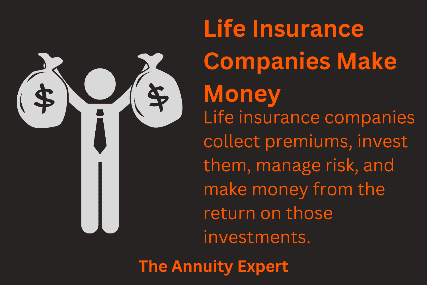 how do life insurance companies make money?
